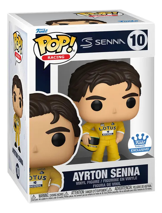 FUNKO POP AYRTON SENNA 10 EXCLUSIVO FUNKOSHOP - 1