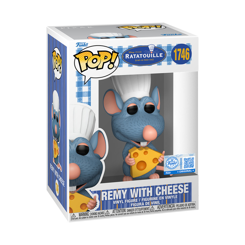 FUNKO POP REMY WITH CHEESE 1746 RATATOUILLE EXCLUSIVO - 1