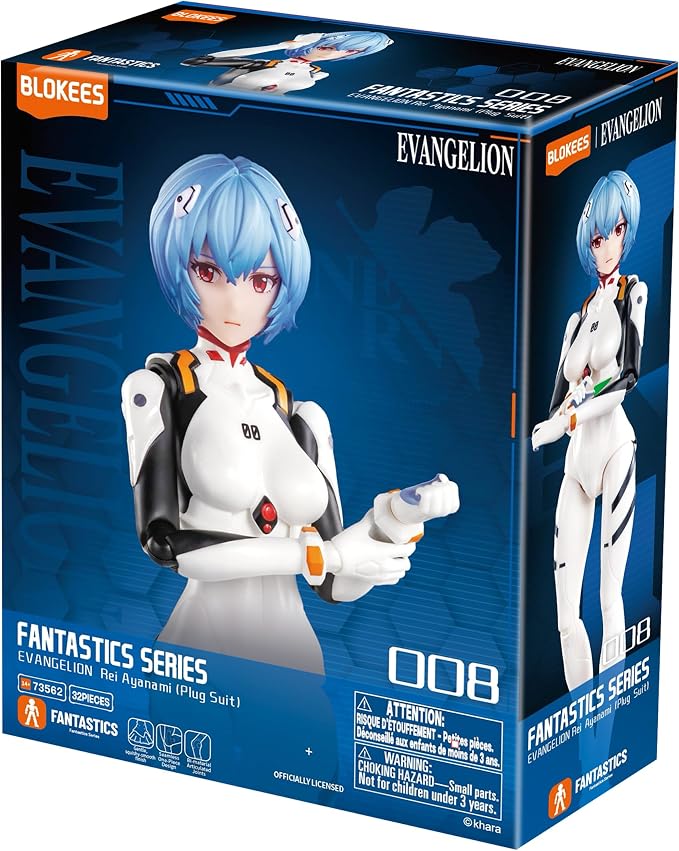 REI AYANAMI PLUG SUIT EVANGELION FANTASTICS SERIES BLOKEES - 1