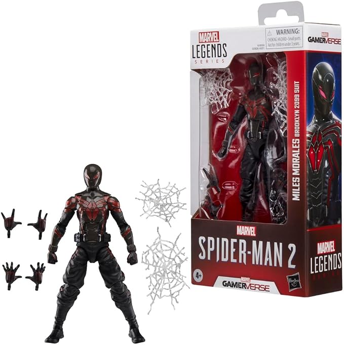 MARVEL LEGENDS MILES MORALES BROOKLIN 2099 SUIT SPIDER MAN - 1