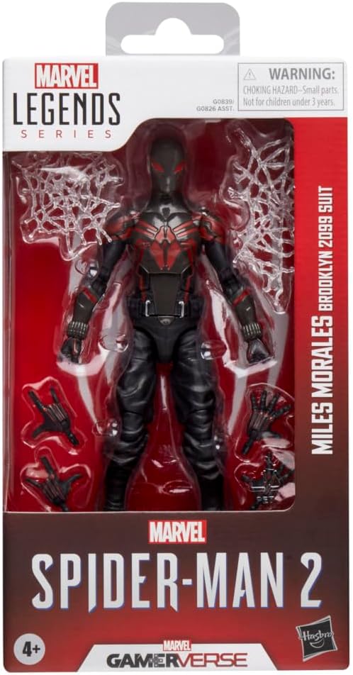 MARVEL LEGENDS MILES MORALES BROOKLIN 2099 SUIT SPIDER MAN - 2