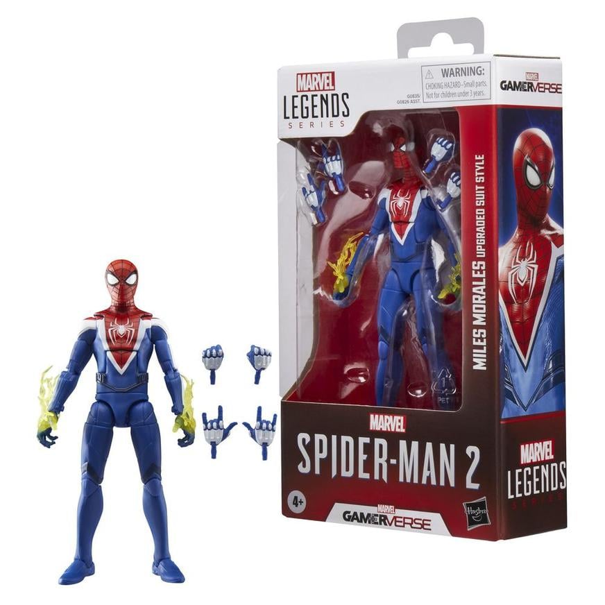 MARVEL LEGENDS MILES MORALES UPGRADED SUIT STYLE SPIDER MAN - 1