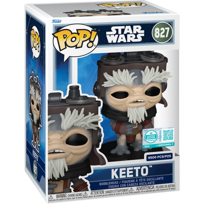 FUNKO POP KEETO 827 LIMITED EDITION STAR WARS 9500 PCS - 1