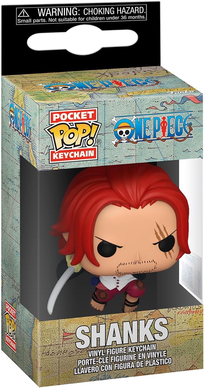 KEYCHAIN LLAVERO SHANKS ONE PIECE FUNKO - 1
