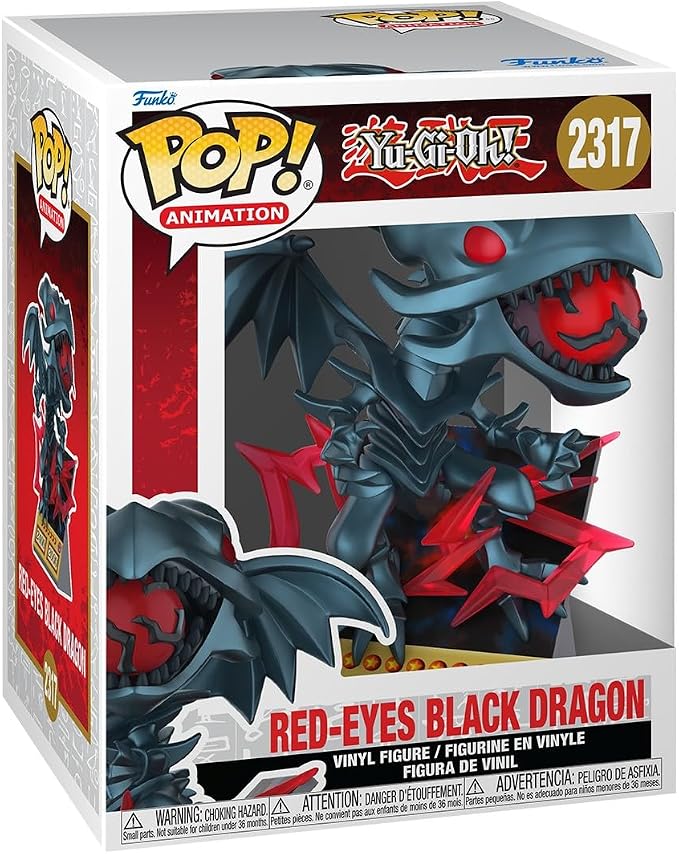 FUNKO POP RED EYES BLACK DRAGON 2317 YU GI OH - 1