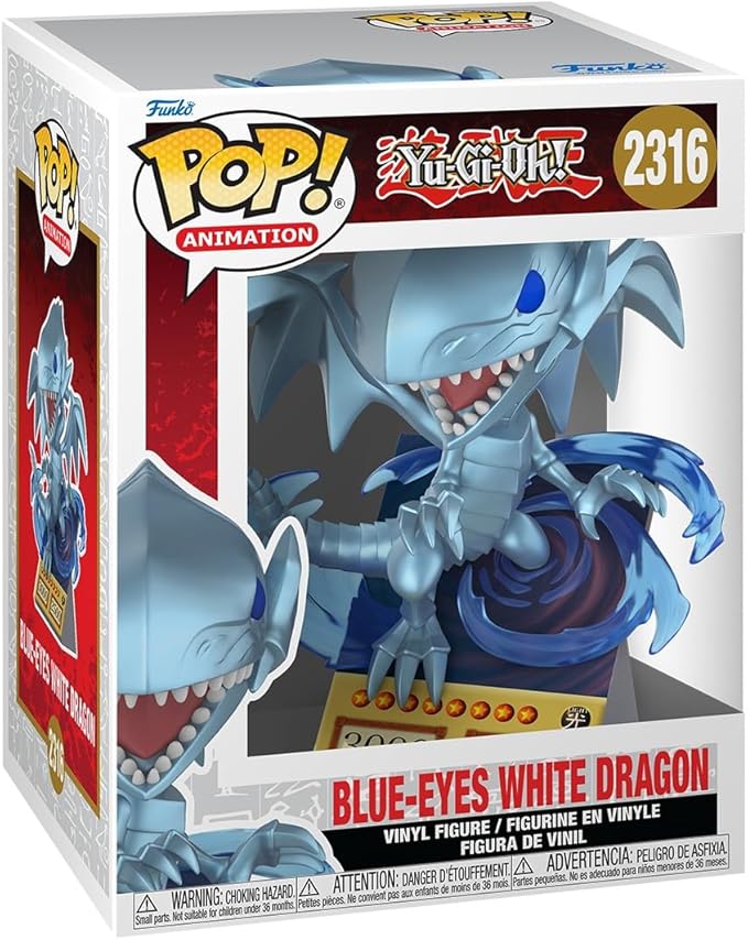 FUNKO POP BLUE EYES WHITE DRAGON 2316 YU GI OH - 1