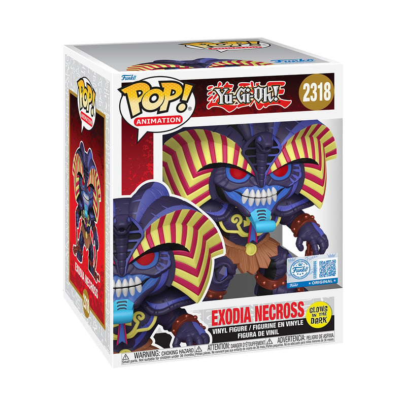 FUNKO POP EXODIA 2318 GLOW IN THE DARK SPECIAL EDITION  YU GI OH - 1