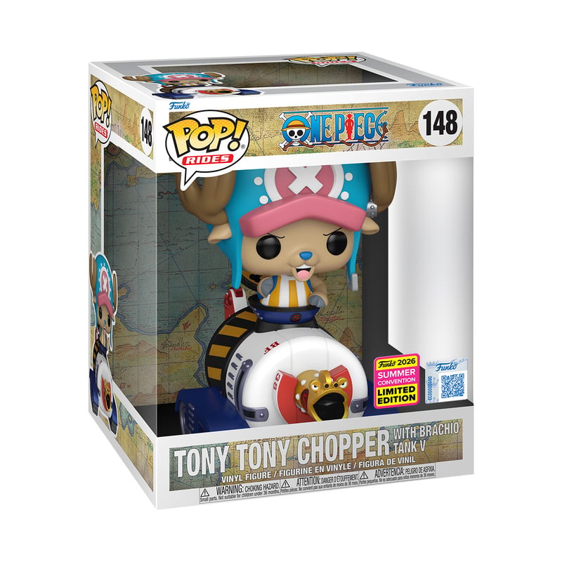 FUNKO POP TONY TONY CHOPPER WITH BRACHIO TANK 148 EXCLUSIVO SUMMER CONVENTION ONE PIECE - 1