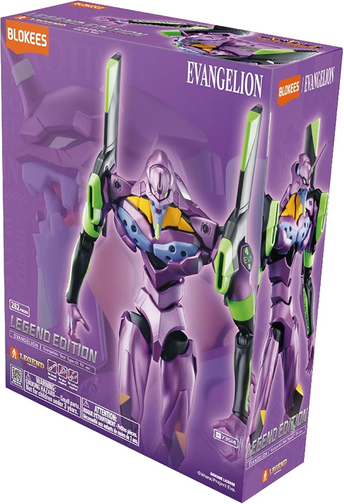 EVANGELION LEGEND EDITION EVA 01 TV VERSION BLOKEES MODEL KIT - 1
