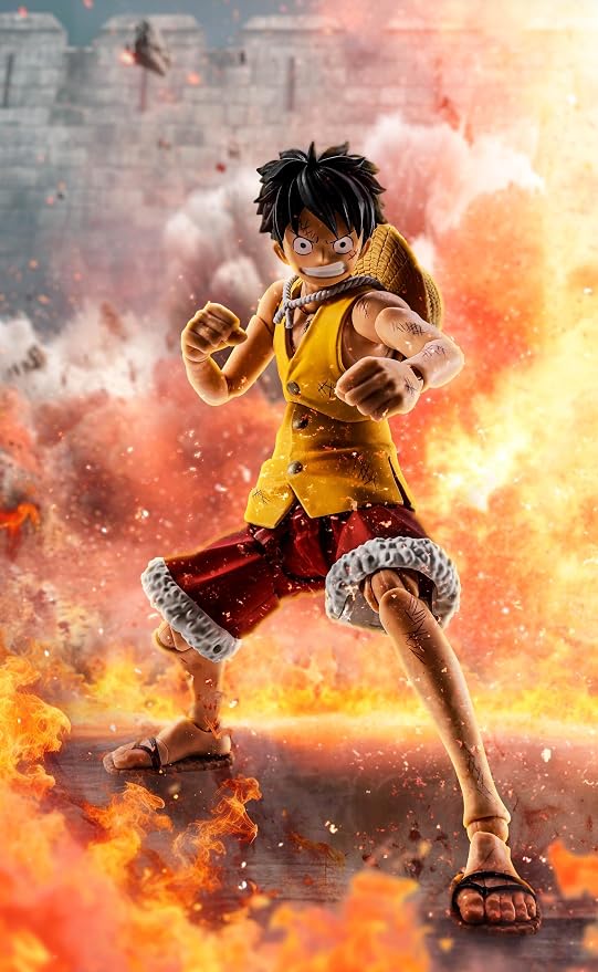 SH FIGUARTS MONKEY D LUFFY MARINEFORD ONE PIECE - 2