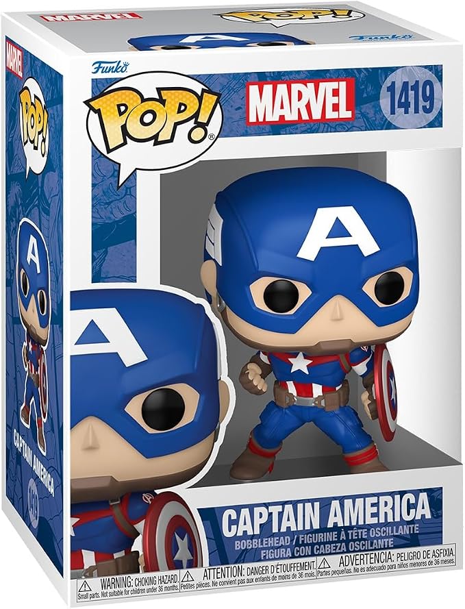FUNKO POP CAPITAN AMERICA 1419 MARVEL - 1