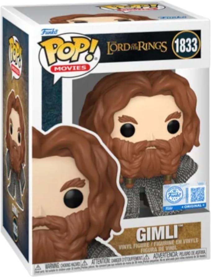 FUNKO POP GIMLI 1833 THE LORD OF THE RINGS EXCLUSIVO - 1