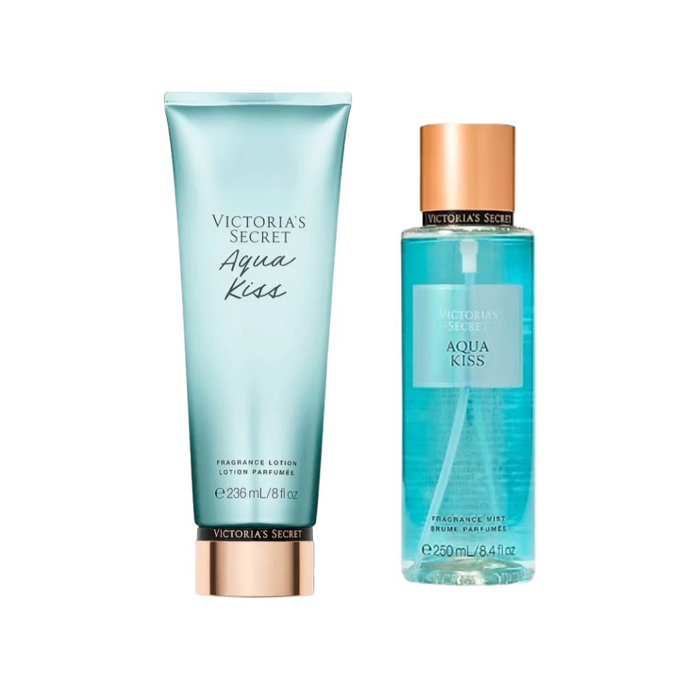 PACK X2 AQUA KISS VICTORIAS SECRET MIST Y CREMA - 1