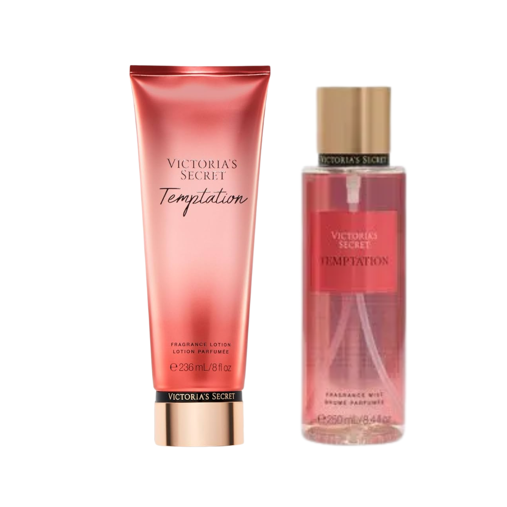 PACK X2 TEMPTATION VICTORIAS SECRET MIST Y CREMA - 1