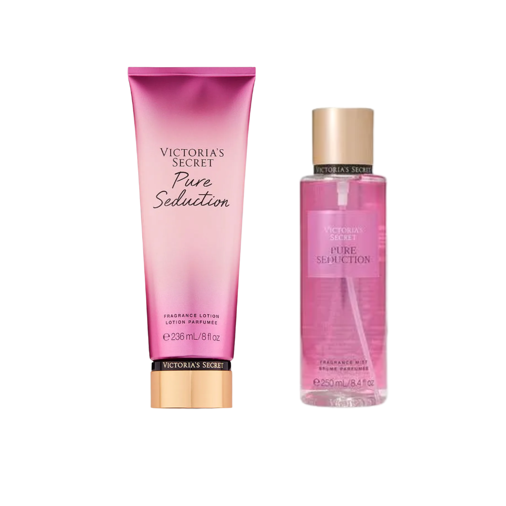 PACK X2 PURE SEDUCTION VICTORIAS SECRET MIST Y CREMA - 1