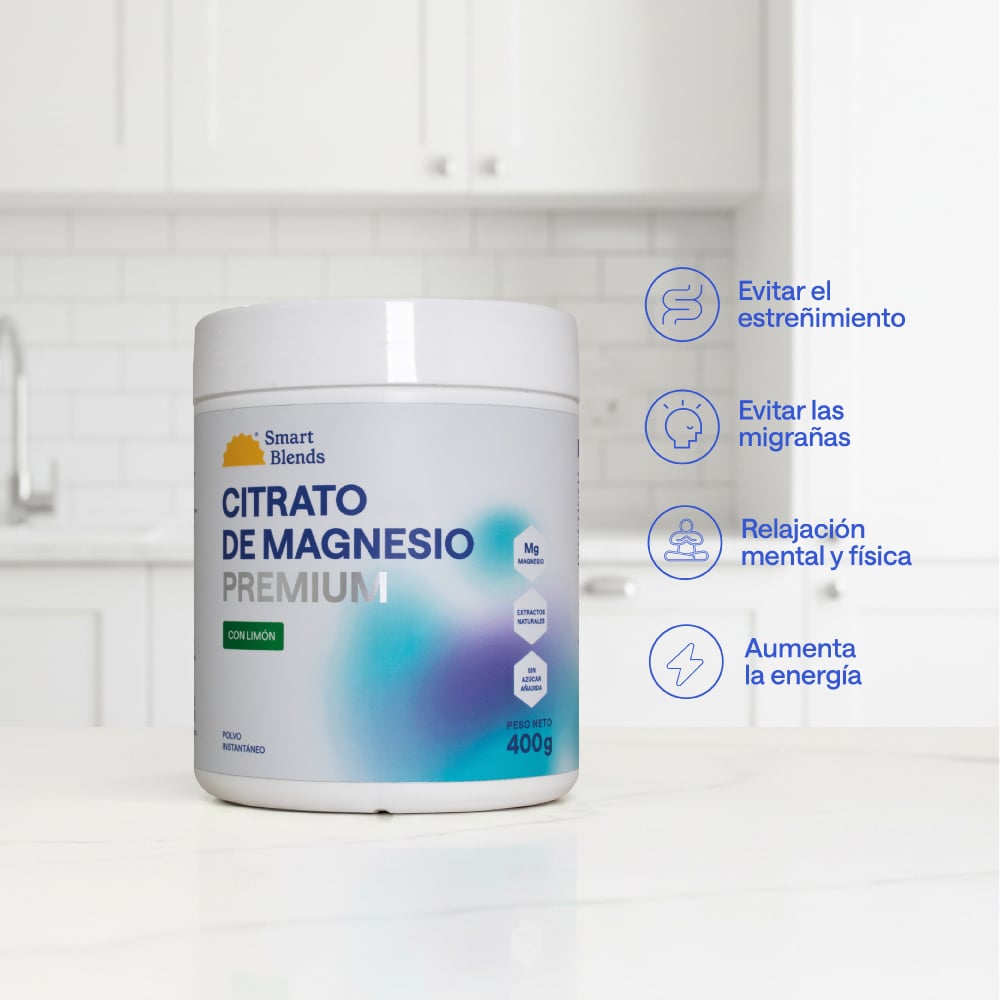 CITRATO DE MAGNESIO SMART BLENDS PREMIUM 400 G - 2
