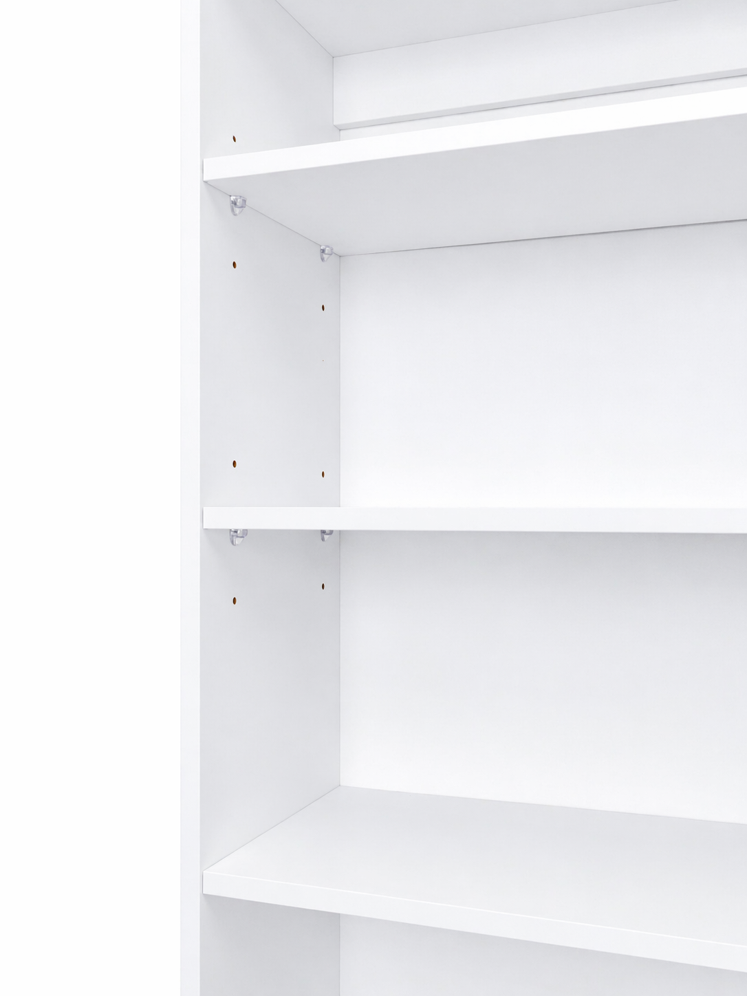 LIBRERO BIBLIOTECA AIRA ESTANTE MELAMINA COLOR BLANCO - 4