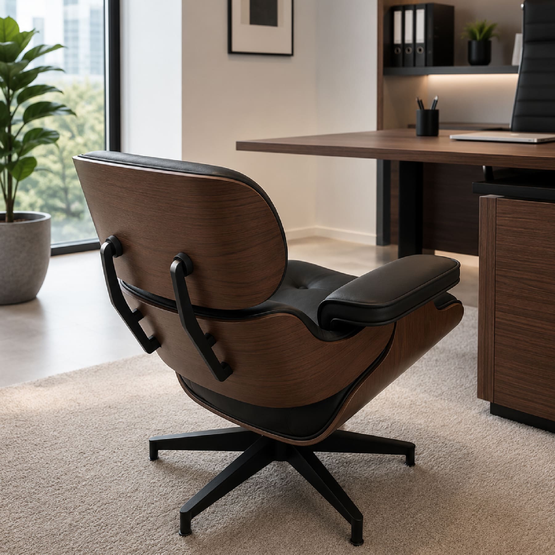 SILLON EJECUTIVO NEGRO MUEBLEO - 2