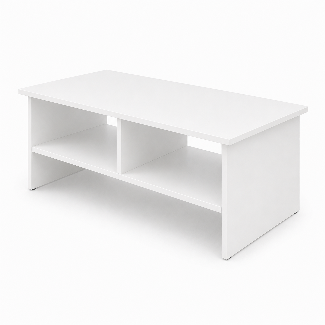 MESA DE CENTRO MELAMINA RECTANGULAR KOVA BLANCO - 2