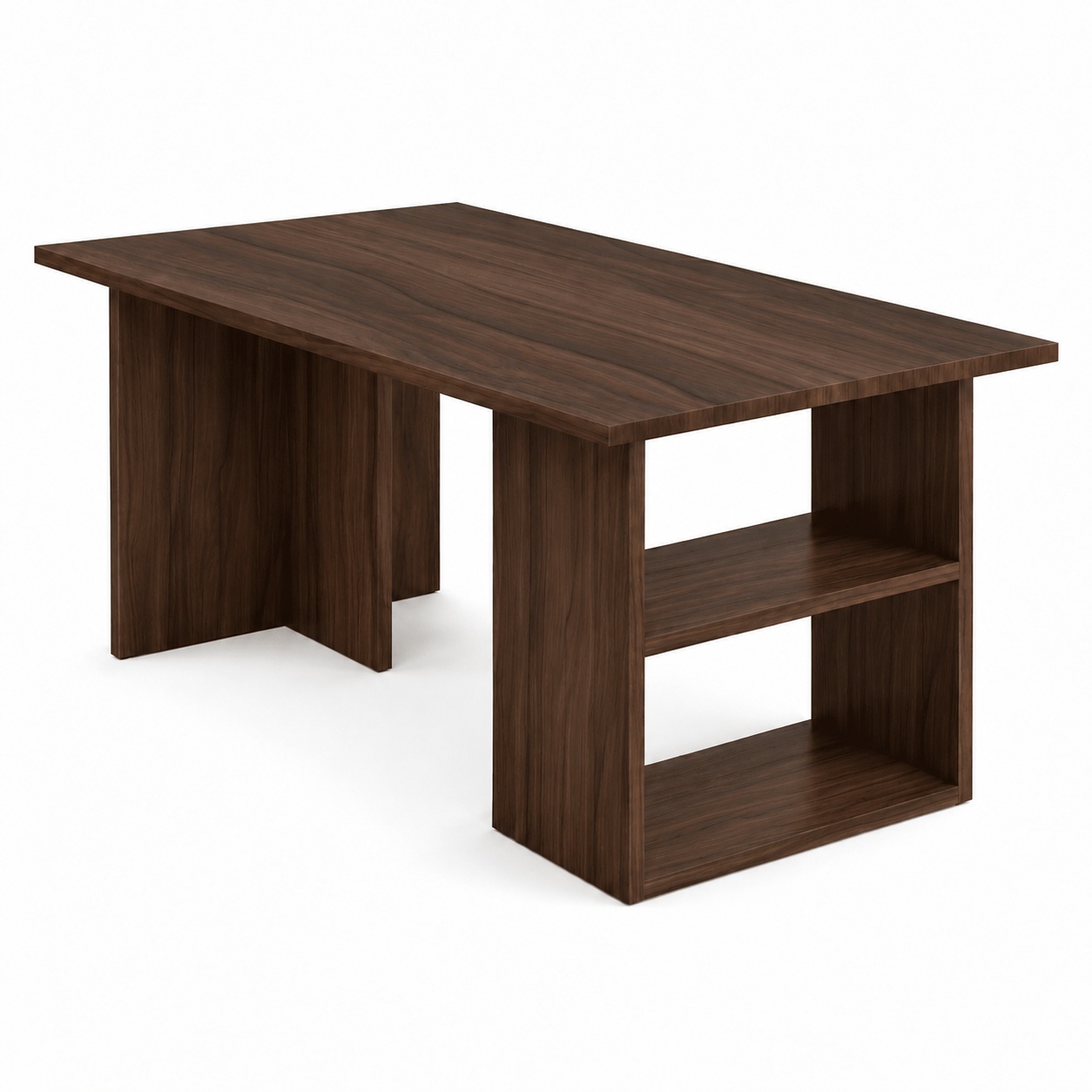 MESA DE CENTRO MODERNA RECTANGULAR AARON CARAMELO - 2