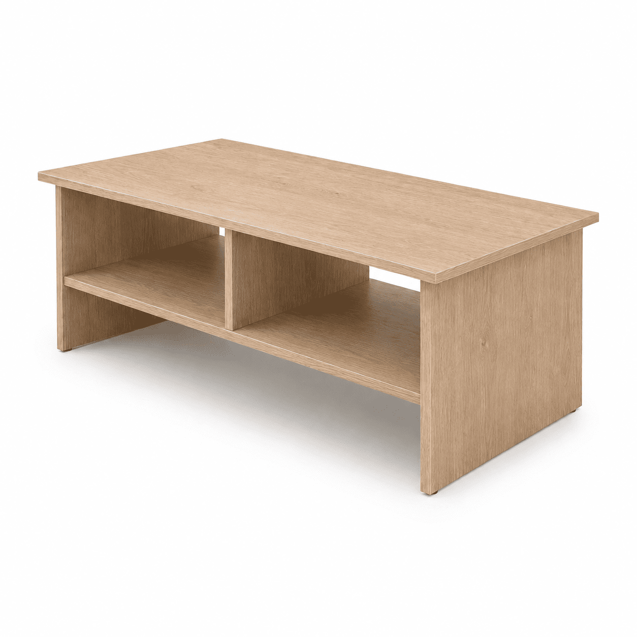 MESA DE CENTRO MELAMINA RECTANGULAR KOVA AMADERADO - 2