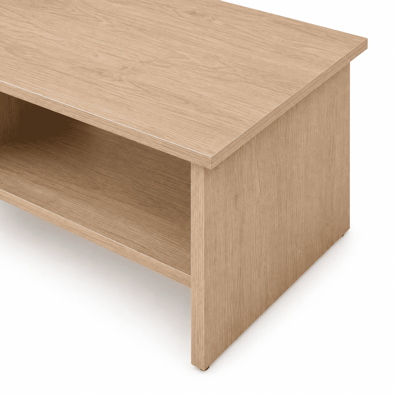 MESA DE CENTRO MELAMINA RECTANGULAR KOVA AMADERADO - 3