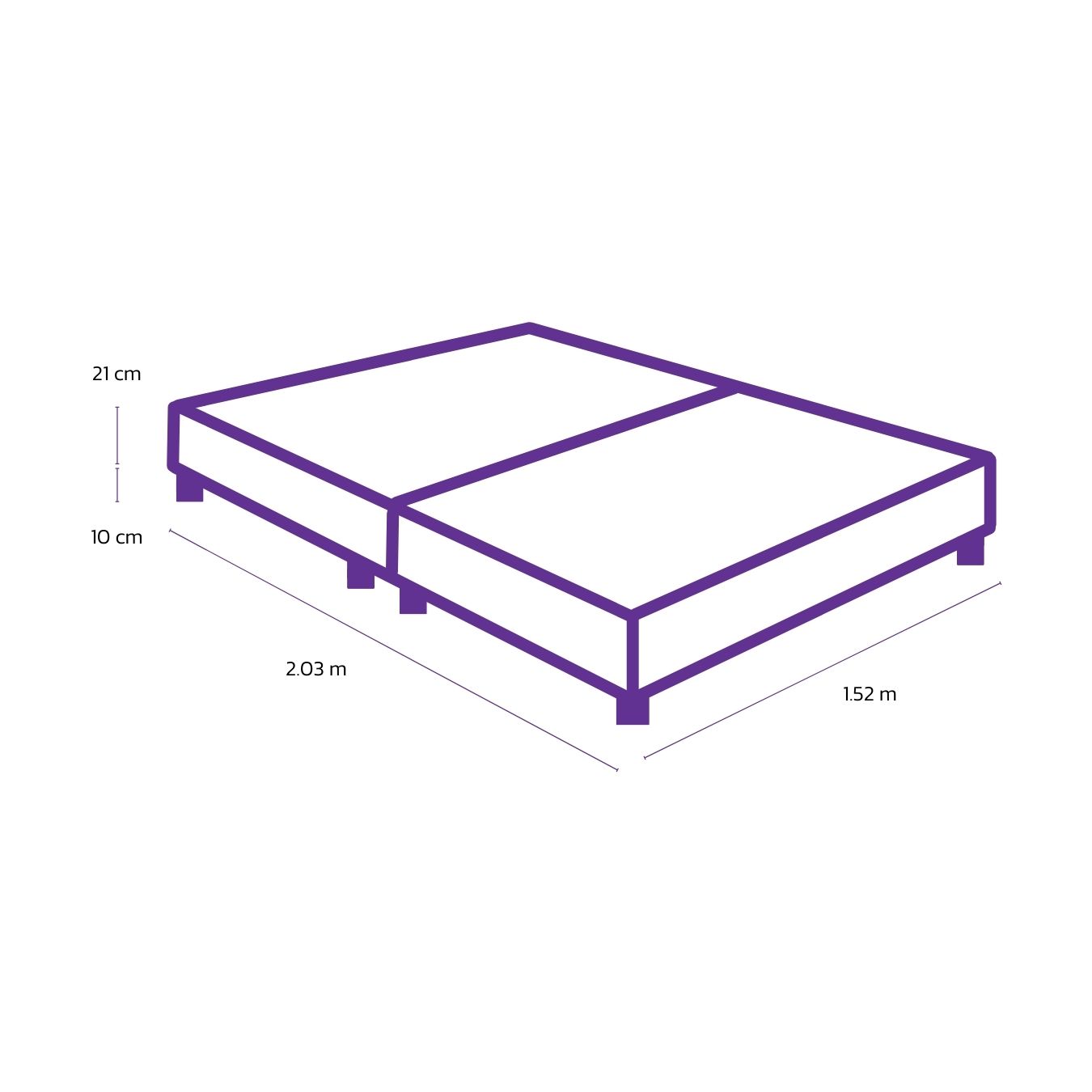 BASE BOX TARIMA PAUZA KING MARRON - 4