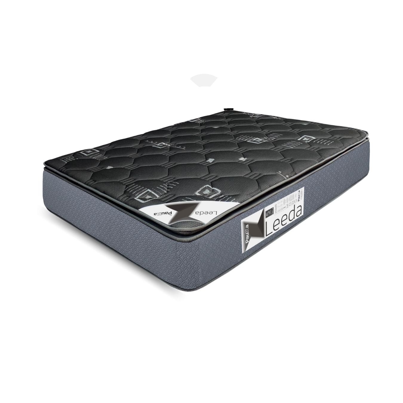 COLCHON PAUZA LEEDA 1.5 PILLOW TOP BLACK - 4