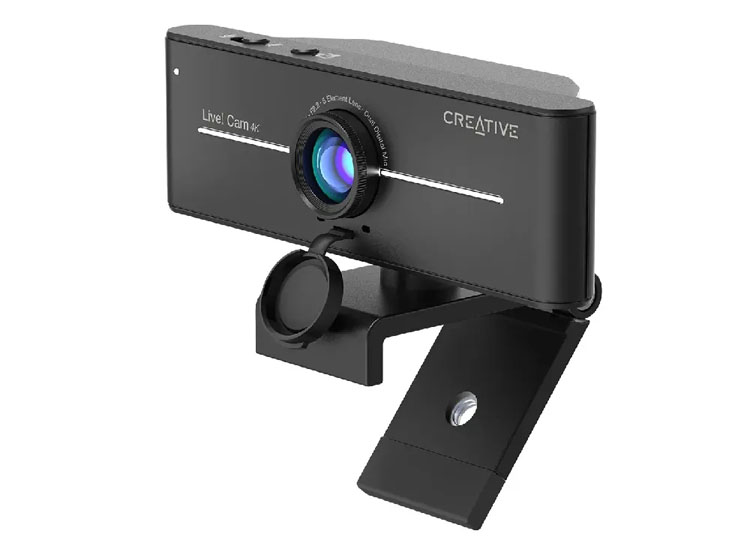 CAMARA CREATIVE LIVE! CAM SYNC 4K UHD 2160P DUAL MIC USB C/TAPA BLACK (73VF099000000) - 3