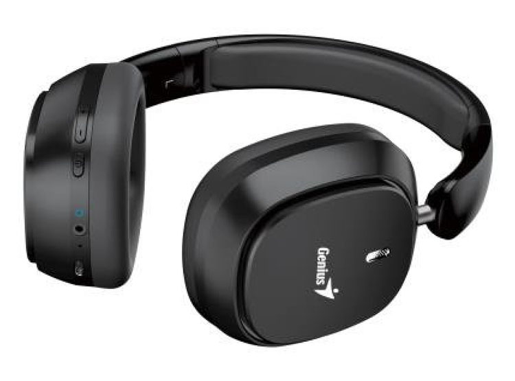 AUDIFONO C/MICROF. GENIUS HS-820BT BT/3.5MM 40MM 22H PLEGABLE BLACK (31710038400) - 3
