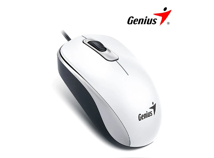MOUSE GENIUS DX-110 USB OPTICO 1000 DPI WHITE (PN 31010116102) - 2