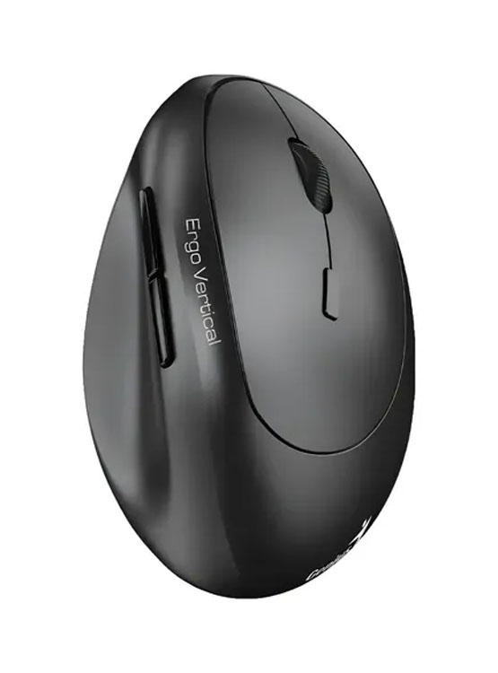 MOUSE GENIUS ERGO 8350S AI COPILOT DUAL WIRELESS/BT VERTICAL 6-BOT SILENT DARK GREY (31030041400) - 2
