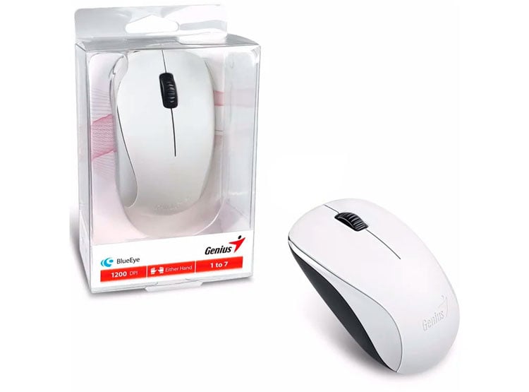 MOUSE GENIUS NX-7000 WIRELESS BLUEEYE WHITE (31030027401) - 1