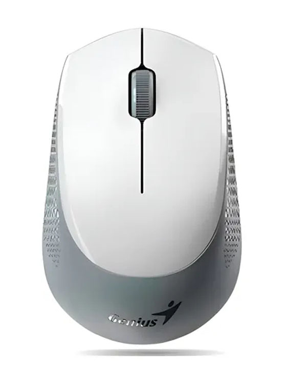 MOUSE GENIUS NX-8000S BT DUAL WIRELESS/BT BLUEEYE SILENT ERGONOMICO WHITE/GREY (31030034400) - 2