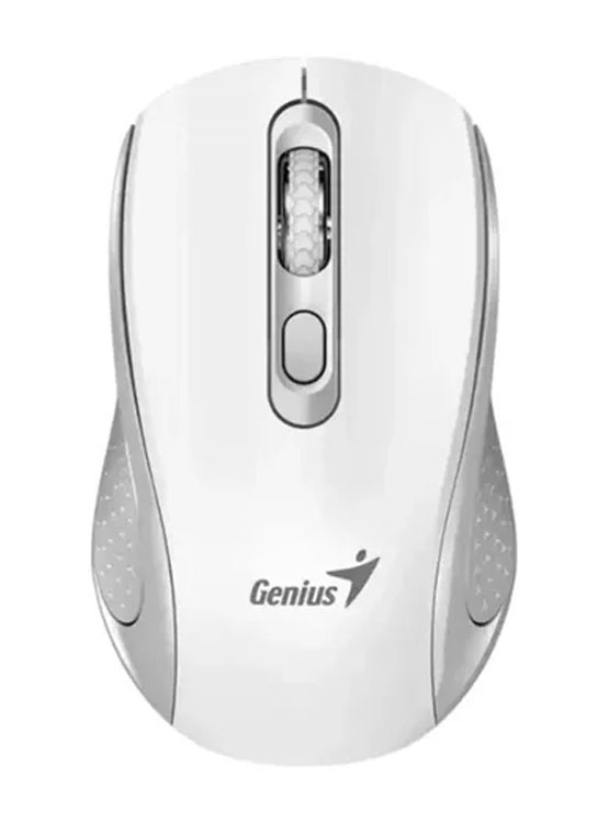 MOUSE GENIUS NX-8025S AI COPILOT WIRELESS 4-BOT SILENT ERGONOMICO WHITE+GREY (31030048401) - 1