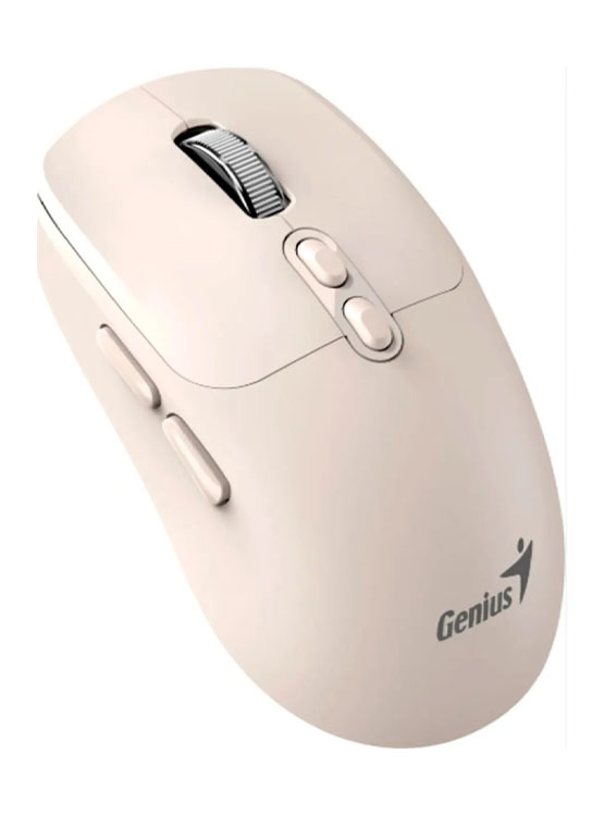 MOUSE GENIUS NX-8080S BT AI COPILOT DUAL WIRELESS/BT SILENT 7-BOT MILK TEA (31030042404) - 2
