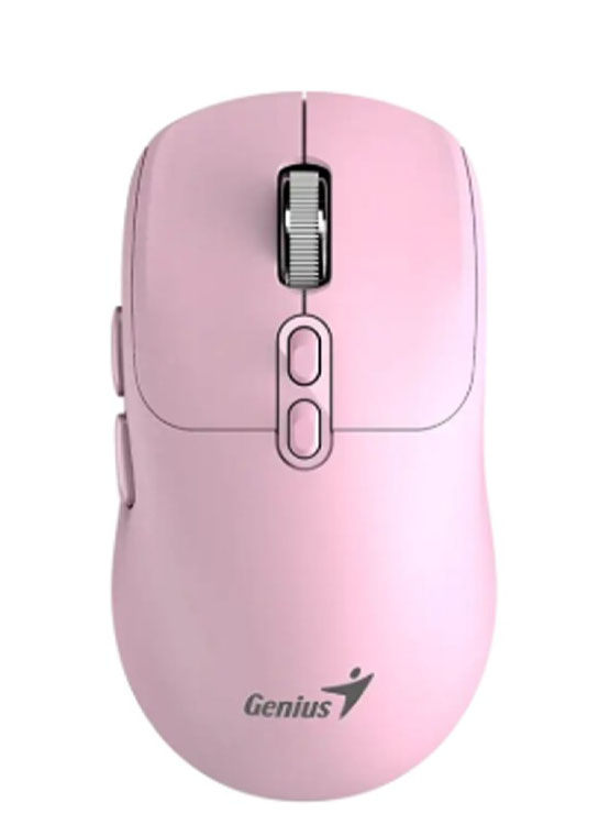 MOUSE GENIUS NX-8080S BT AI COPILOT DUAL WIRELESS/BT SILENT 7-BOT PINK (31030042403) - 1