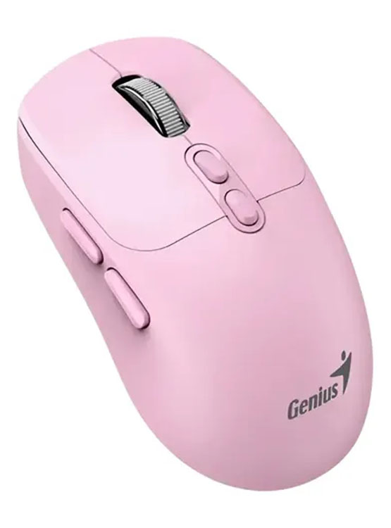 MOUSE GENIUS NX-8080S BT AI COPILOT DUAL WIRELESS/BT SILENT 7-BOT PINK (31030042403) - 2