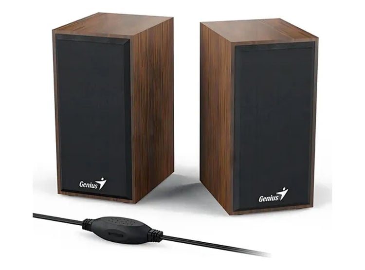PARLANTE GENIUS SP-HF180 6W USB POWER WOOD (31730029400) - 3