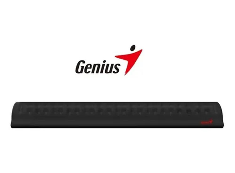 REPOSAMUÑECAS GENIUS G-WP 200M P/TECLADO BLACK - 1