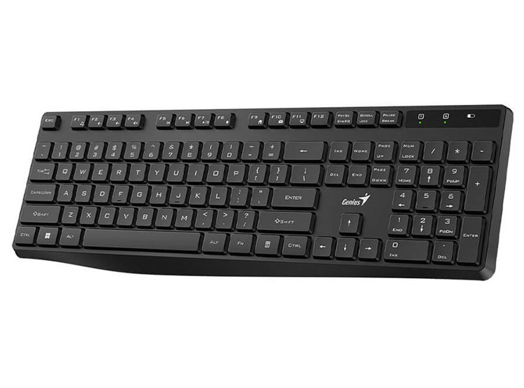 TECLADO GENIUS WIRELESS KB-7200 AI COPILOT SILENT MULTIMEDIA USB SP BLACK - 2