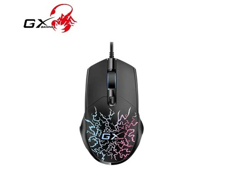 MOUSE GENIUS GX SCORPION M300 2400 DPI 4-BOT RGB CRACK BLACK - 1