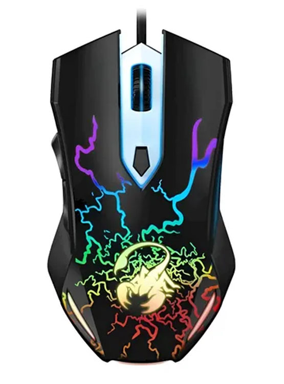 MOUSE GENIUS GX SCORPION SPEAR 2000 DPI 6-BOT RGB BLACK - 2
