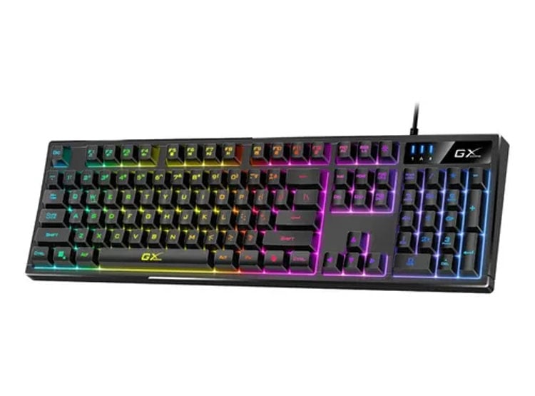 TECLADO GENIUS GX SCORPION K7 AI COPILOT GAMING RGB 19 TECLAS ANTI-GHOSTING MACRO USB SP BLACK - 2