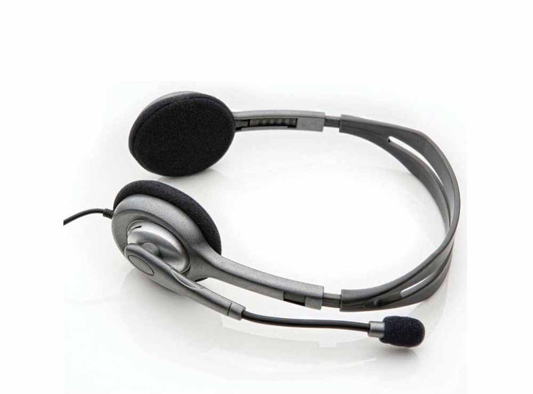 AUDIFONO C/MICROF. LOGITECH H111 SILVER - 2