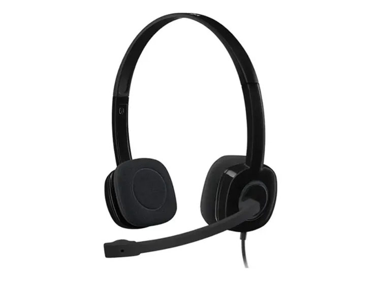 AUDIFONO C/MICROF. LOGITECH H151 STEREO BLACK - 2