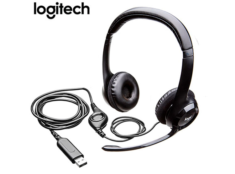 AUDIFONO C/MICROF. LOGITECH H390 USB NOISE CANCELLING BLACK - 3