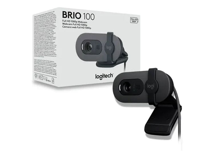CAMARA LOGITECH BRIO 100 FHD 1080P USB-A GRAPHITE - 1