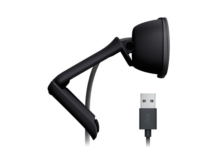 CAMARA LOGITECH BRIO 100 FHD 1080P USB-A GRAPHITE - 4