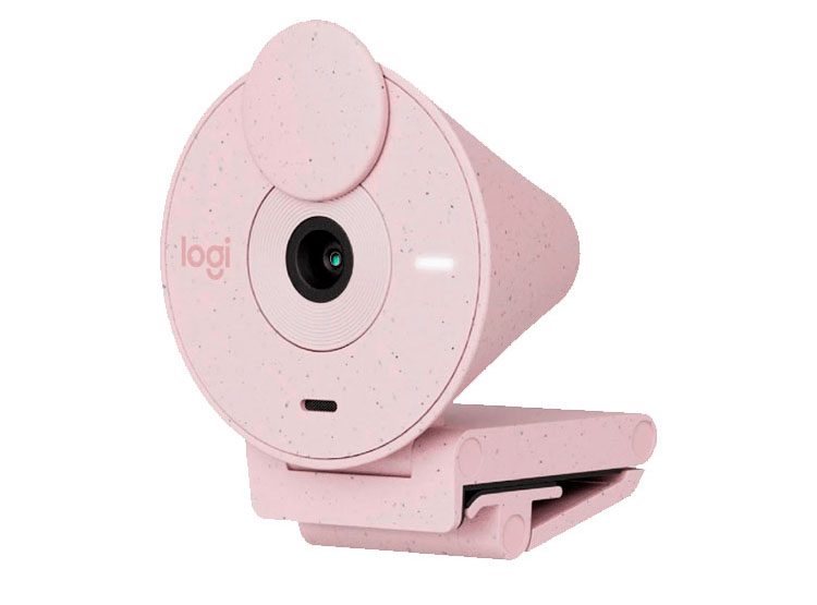 CAMARA LOGITECH BRIO 300 FHD 1080P USB-C ROSE (960-001446) - 3